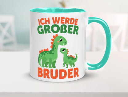 Ich werde Großer Bruder | Dino Brudersaurus lustig Humor Geschenkidee Geschenk