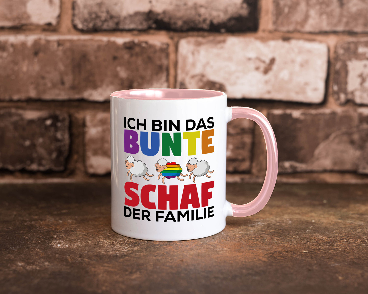 LGBTQ+ Tasse | Buntes Schaf Regenbogen Humor Geschenkidee