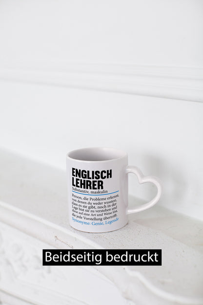 Englischlehrer | Lehrer Schule Englisch Geschenkidee Humor Tasse