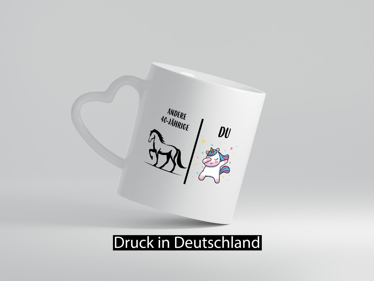 Andere 40 Jährige | Einhorn Geschenk Humor Geschenkidee lustiger Spruch Tasse