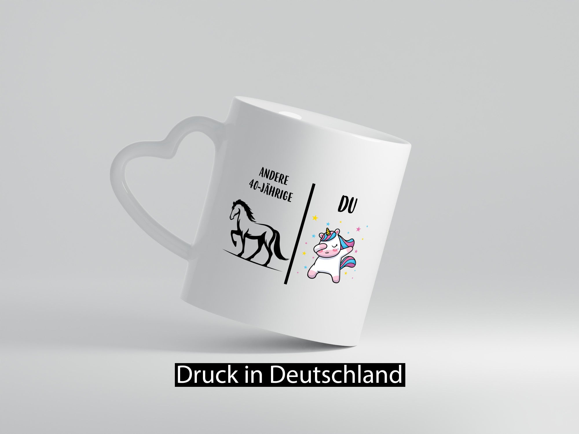 Andere 40 Jährige | Einhorn Geschenk Humor Geschenkidee lustiger Spruch Tasse
