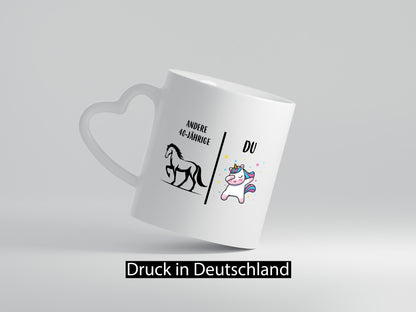 Andere 40 Jährige | Einhorn Geschenk Humor Geschenkidee lustiger Spruch Tasse