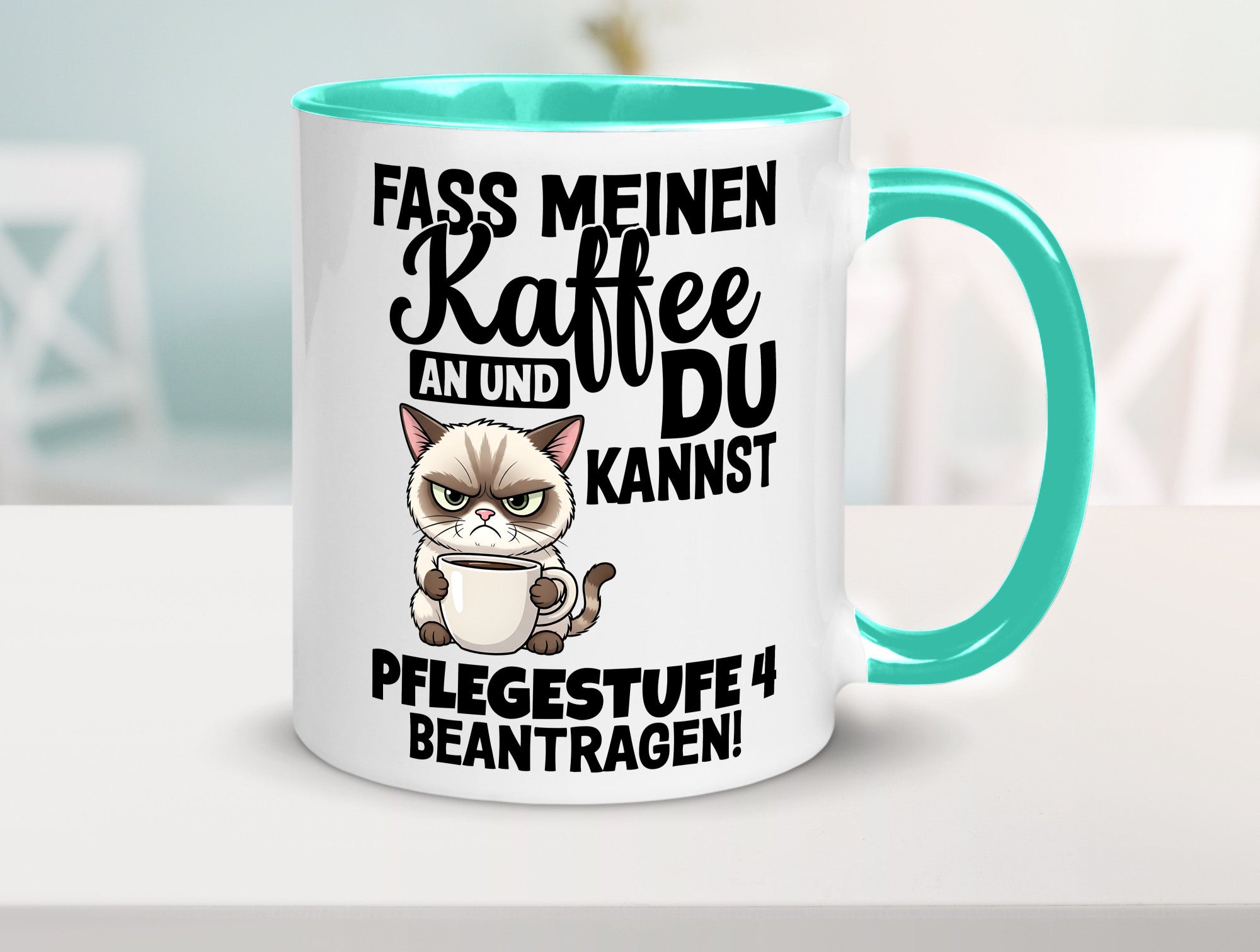 Fass meinen Kaffee an | Pflegestufe 4 Krankenschwester v3 Geschenkidee Humor