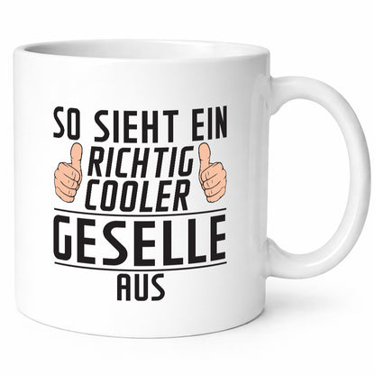 Richtig Cooler Geselle | Handwerker lustiger Spruch Geschenk Humor Geschenkidee
