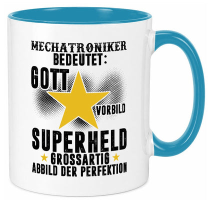 Bedeutung von Mechatroniker | KFZ Geschenkidee Humor Tasse