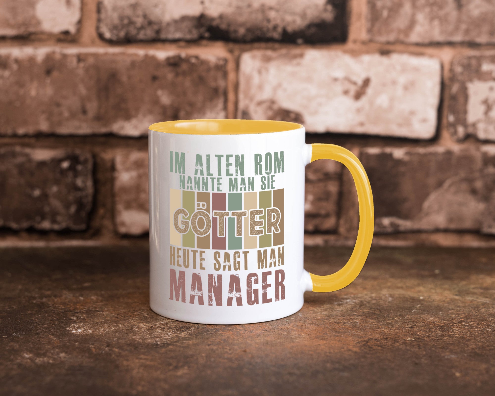 Heute sagt man: Manager | Management Humor Geschenkidee Tasse