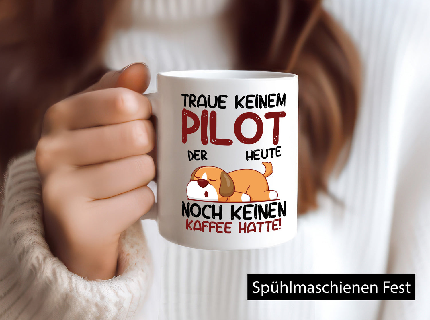 Traue keinem Pilot | Flugzeug Piloten lustiger Spruch Geschenk Humor