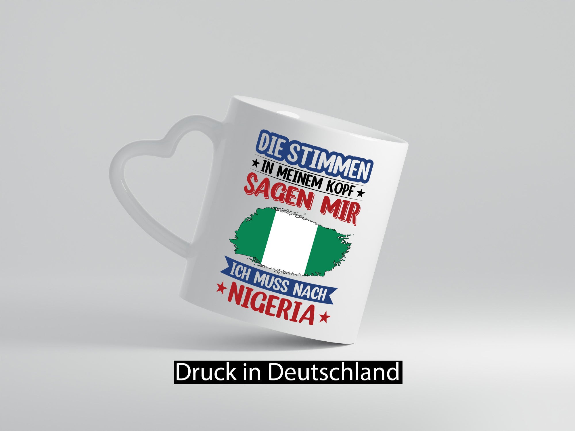 Nigeria | Urlaub Stimmen in meinem Kopf Traumland Geschenk Humor Geschenkidee