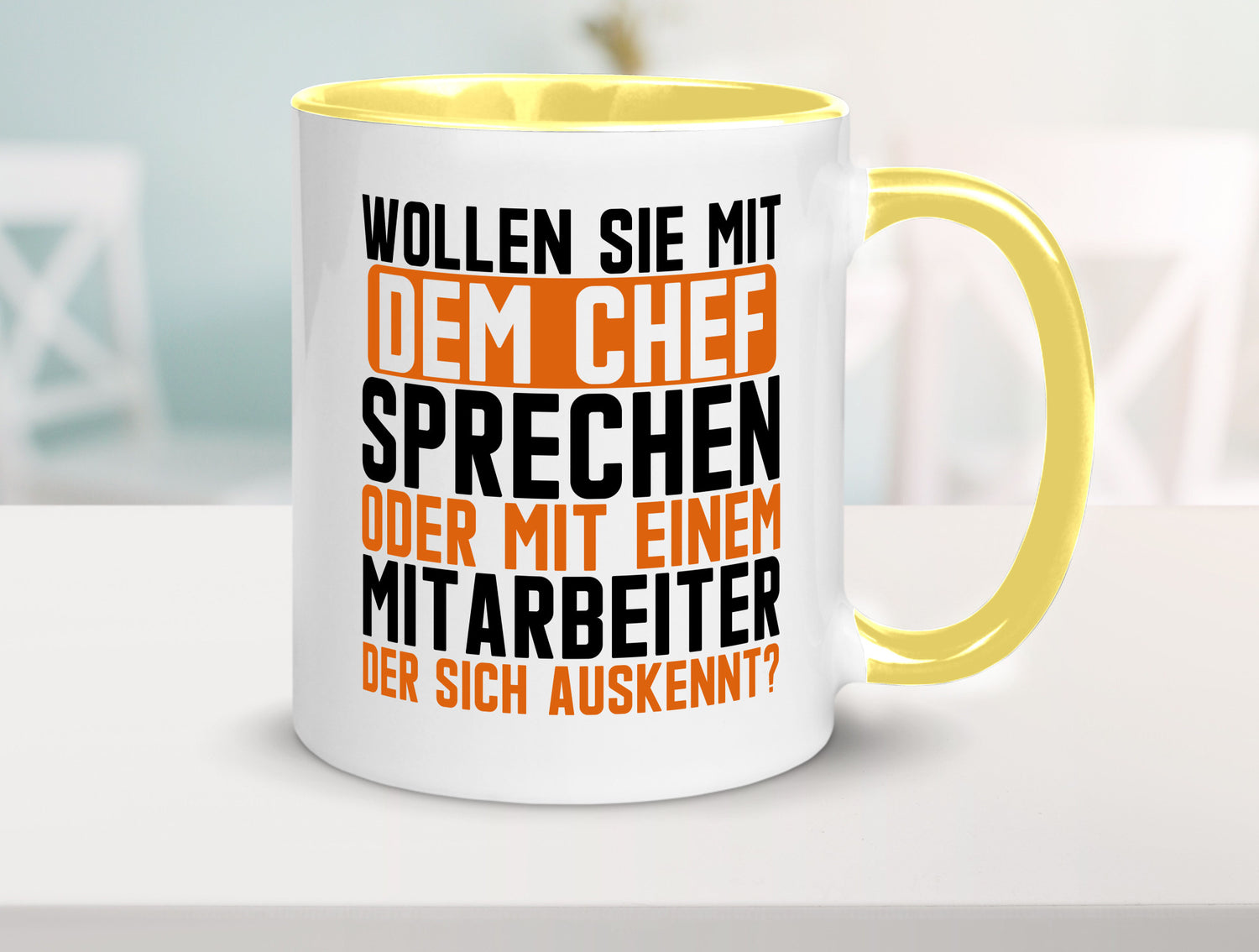 Wollen sie mit dem Chef Sprechen | Mitarbeiter Humor Arbeit Kollegen Büro