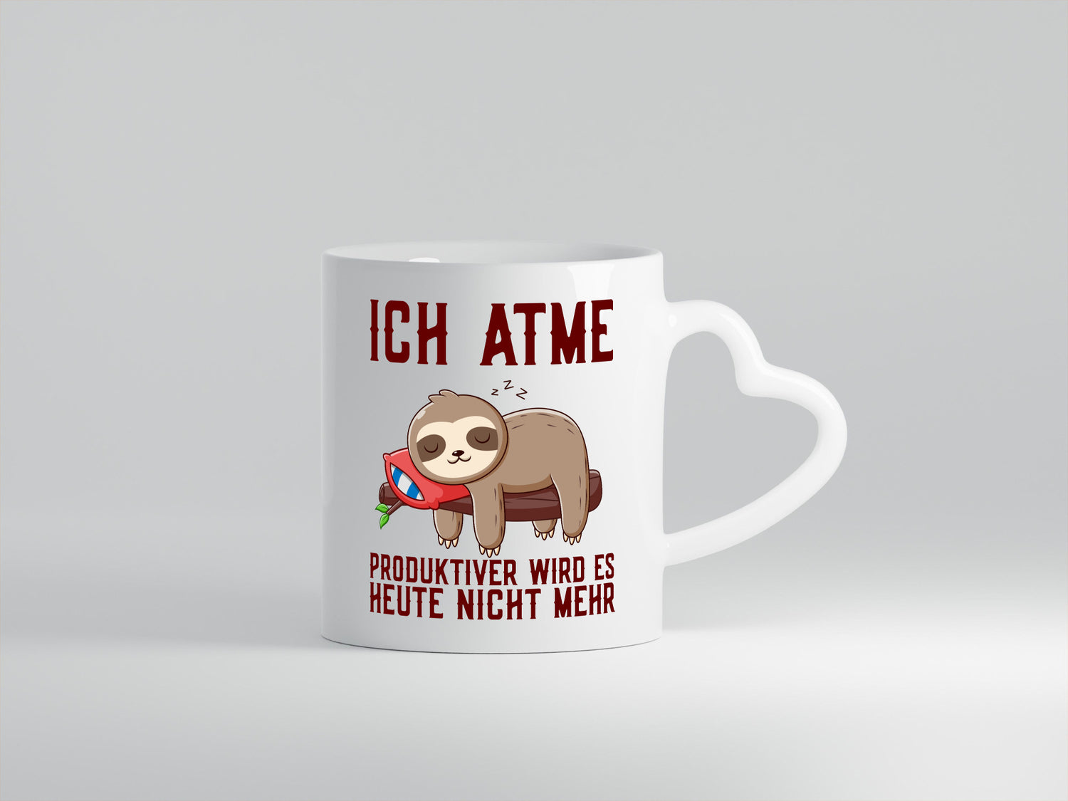Ich atme | Faultier Faulpelz unproduktiv Schlafen Humor Tierliebhaber
