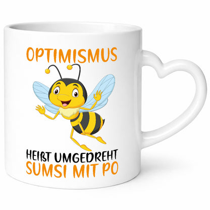 Optimismus Sumsi mit Po | lustige Biene Witz Comic Geschenk Humor Geschenkidee