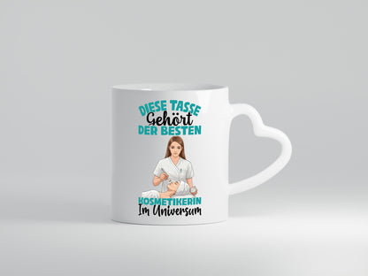 Im Universum: Kosmetikerin | Kosmetik Stylistin Humor Geschenkidee Tasse