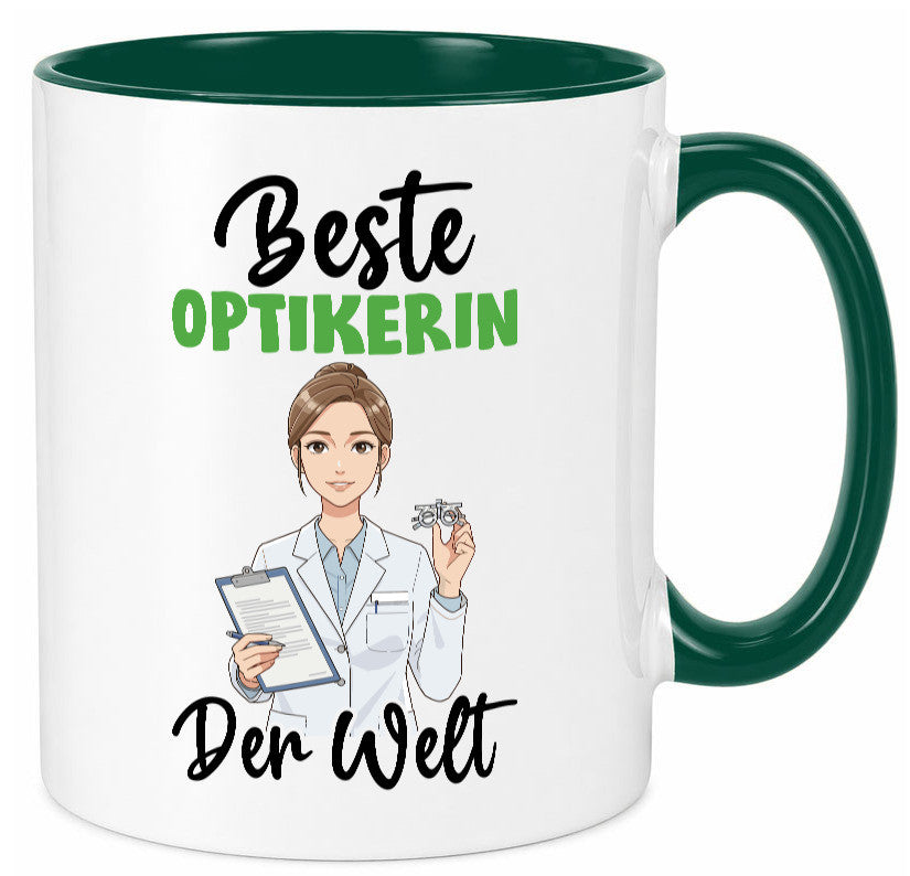 Beste Optikerin | Augenoptik v2 Geschenk Humor Geschenkidee lustiger Spruch
