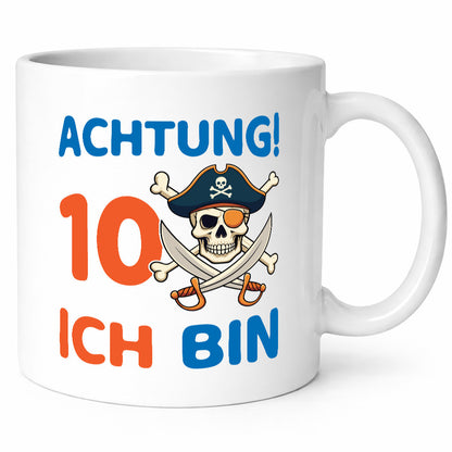 10. Geburtstag | 10 Jahre Pirat Humor Geschenkidee Tasse