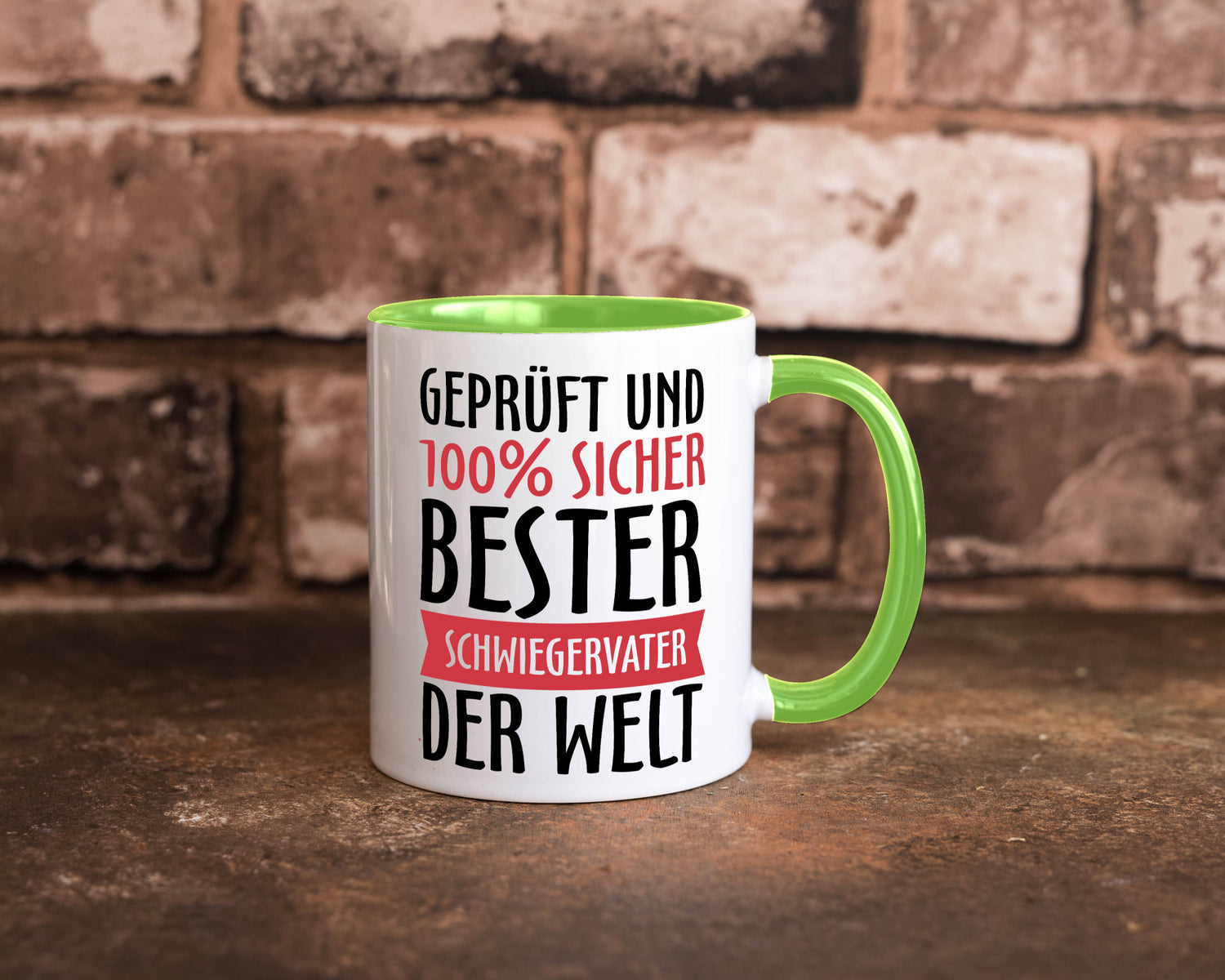 Bester Schwiegervater Geschenk Familie Geschenkidee lustiger Spruch Tasse