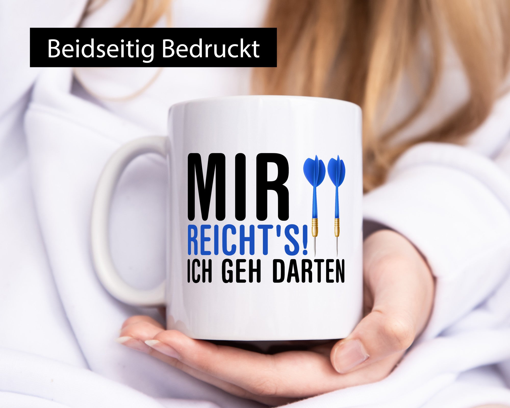Mir reichts ich geh darten | Dart Dartspieler Dartpfeil Humor Geschenkidee Tasse