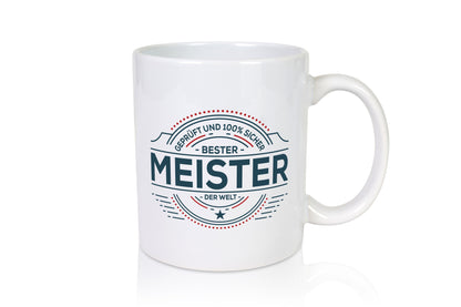 Geprüft und sicher: Meister | Meisterbrief Geschenk Humor Geschenkidee lustiger