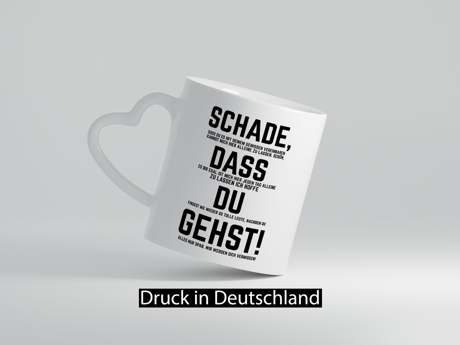 Schade das du gehst | Arbeitskollegen Jobwechsel lustig Arbeit Kollegen Büro