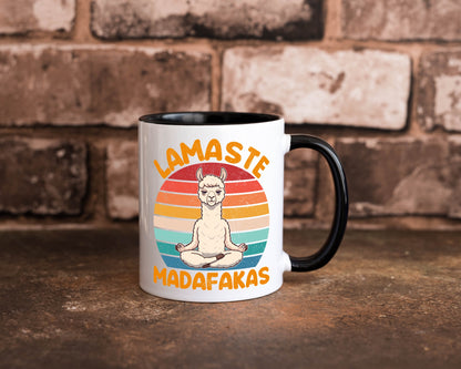 Lamaste | Madafakas Lama Vintage Humor Geschenkidee Tasse