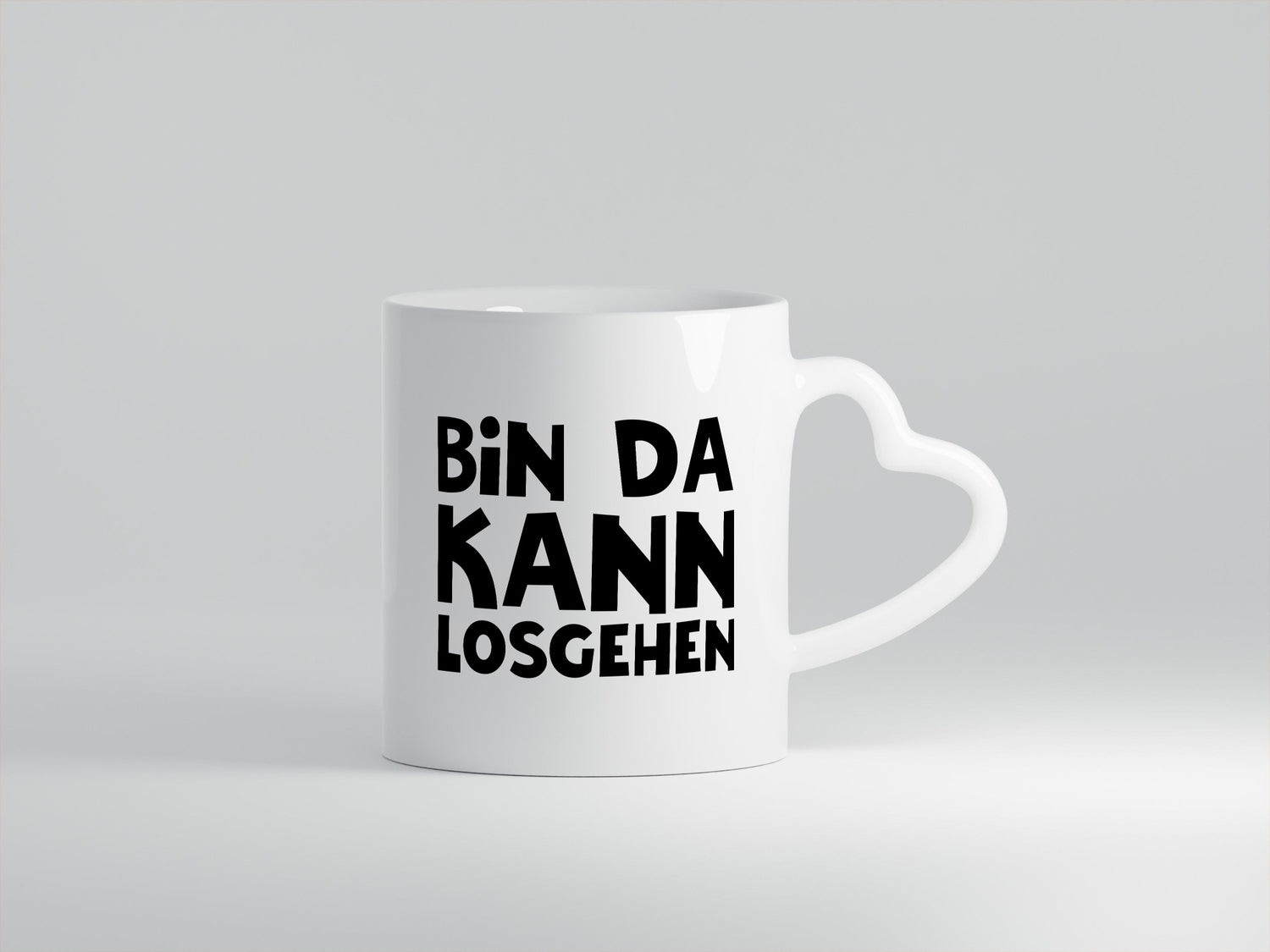 Bin da kann losgehen | Lass uns los Geschenk Humor Geschenkidee lustiger Spruch