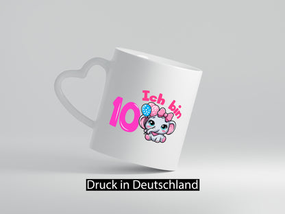 10. Geburtstag | 10 Jahre Elefant Mädchen Geschenk Geschenkidee lustiger Spruch