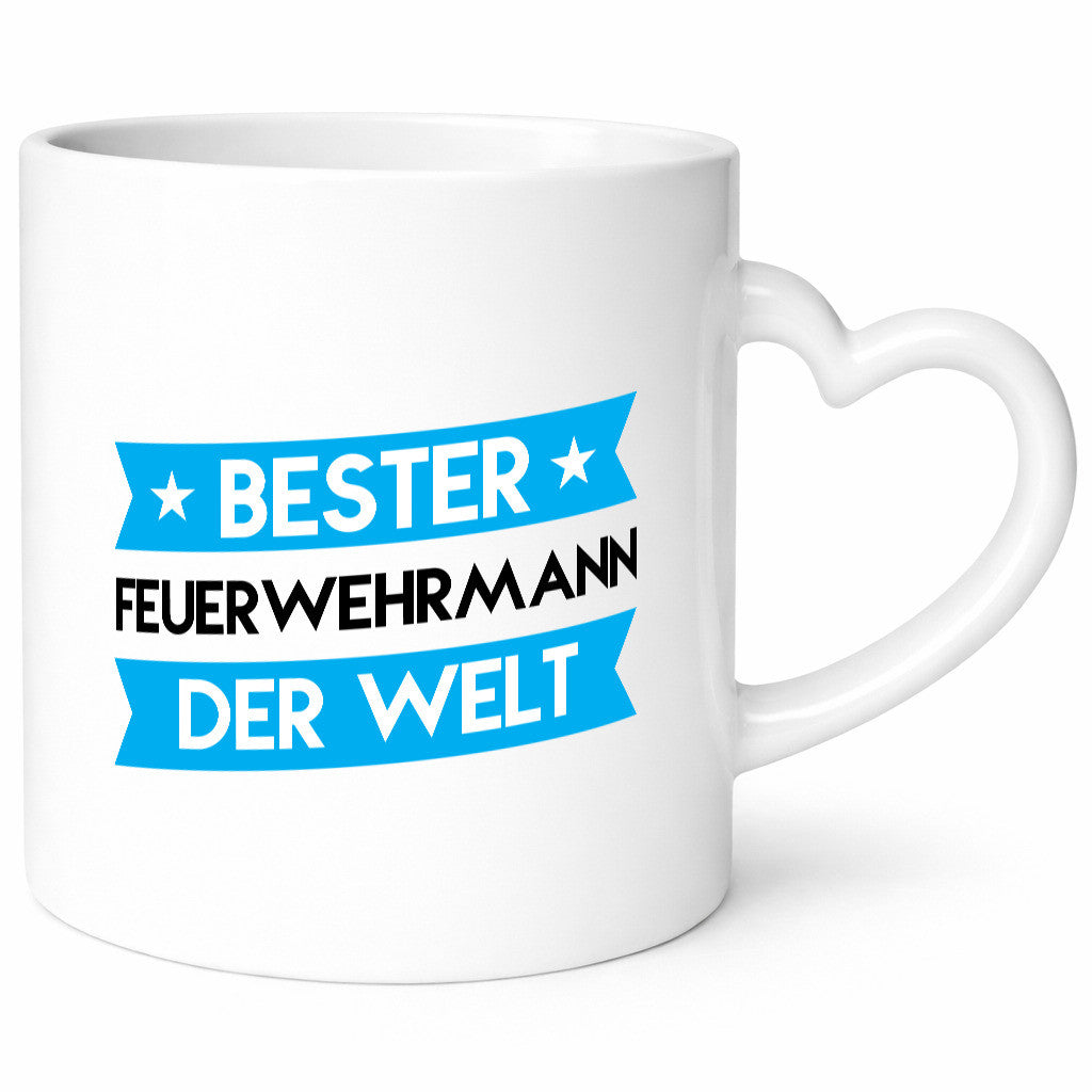 Bester Feuerwehrmann | Feuerwehr lustig Humor Geschenkidee Geschenk Tasse