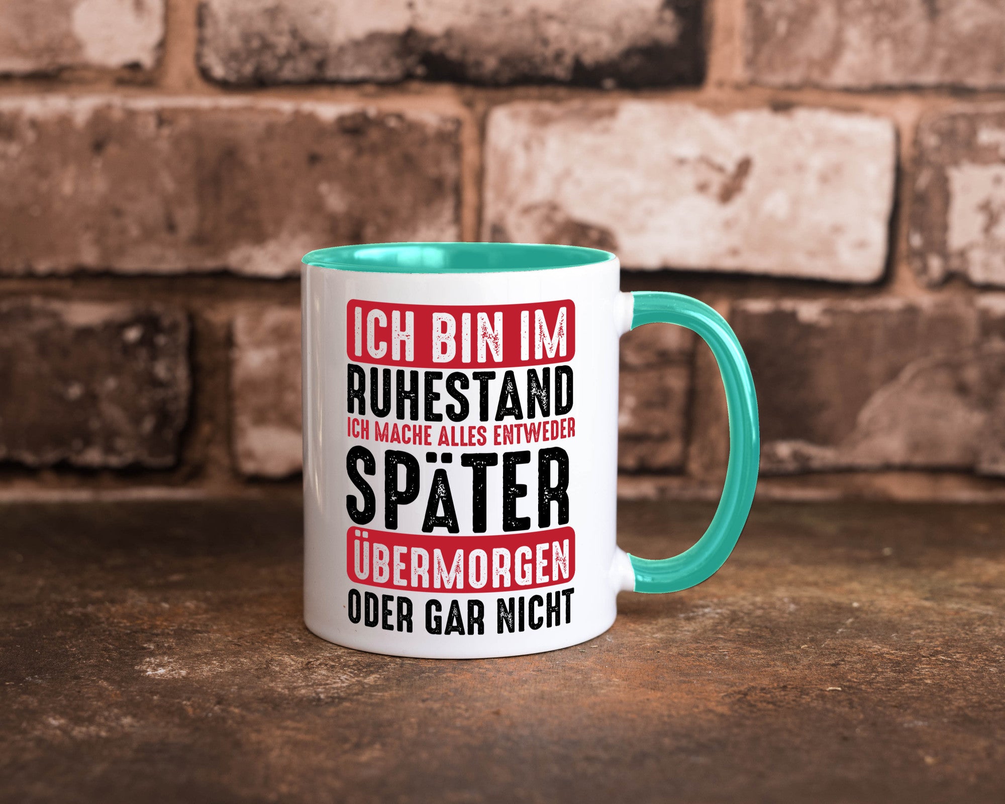 Ich mache alles später oder gar nicht | Rentner Ruhestand Geschenkidee Jubiläum