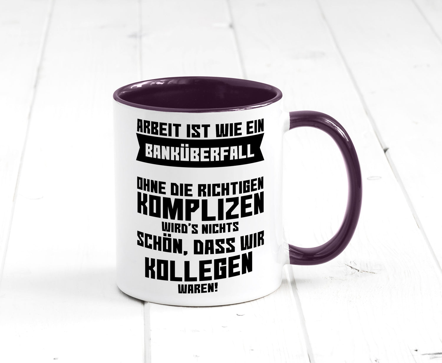 Arbeit | Kollegen Komplizen Jobwechsel Abschied Büro lustiger Spruch Geschenk