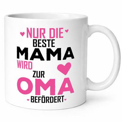 Beförderung zu Oma | Schwangerschaft Großmutter Humor Familie Geschenkidee Tasse
