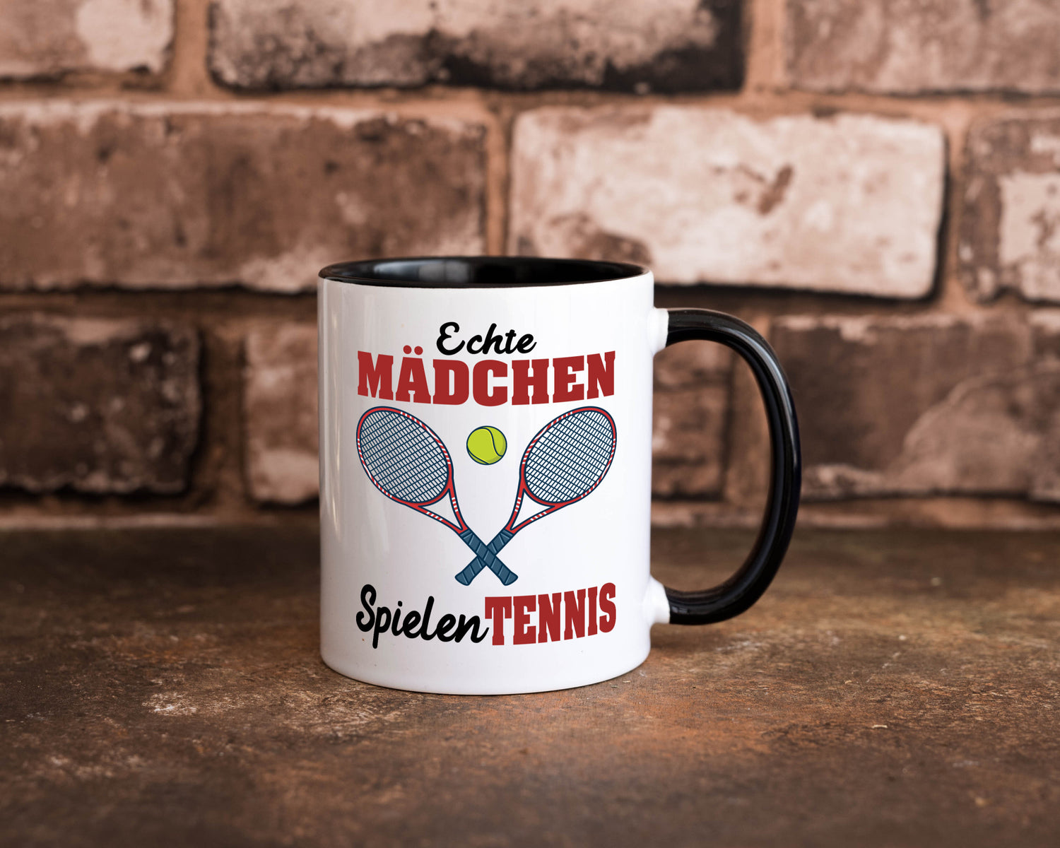 Echte Mädchen Spielen Tennis | Sport Geschenkidee Humor Tasse
