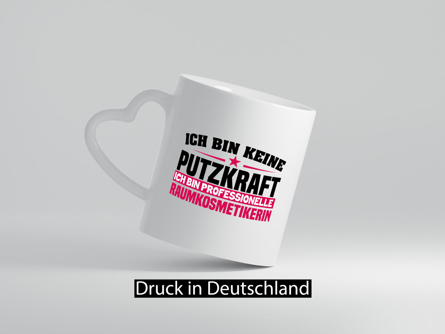 Raumkosmetikerin | Putzkraft Tasse Beruf Reinigung lustiger Spruch Geschenk