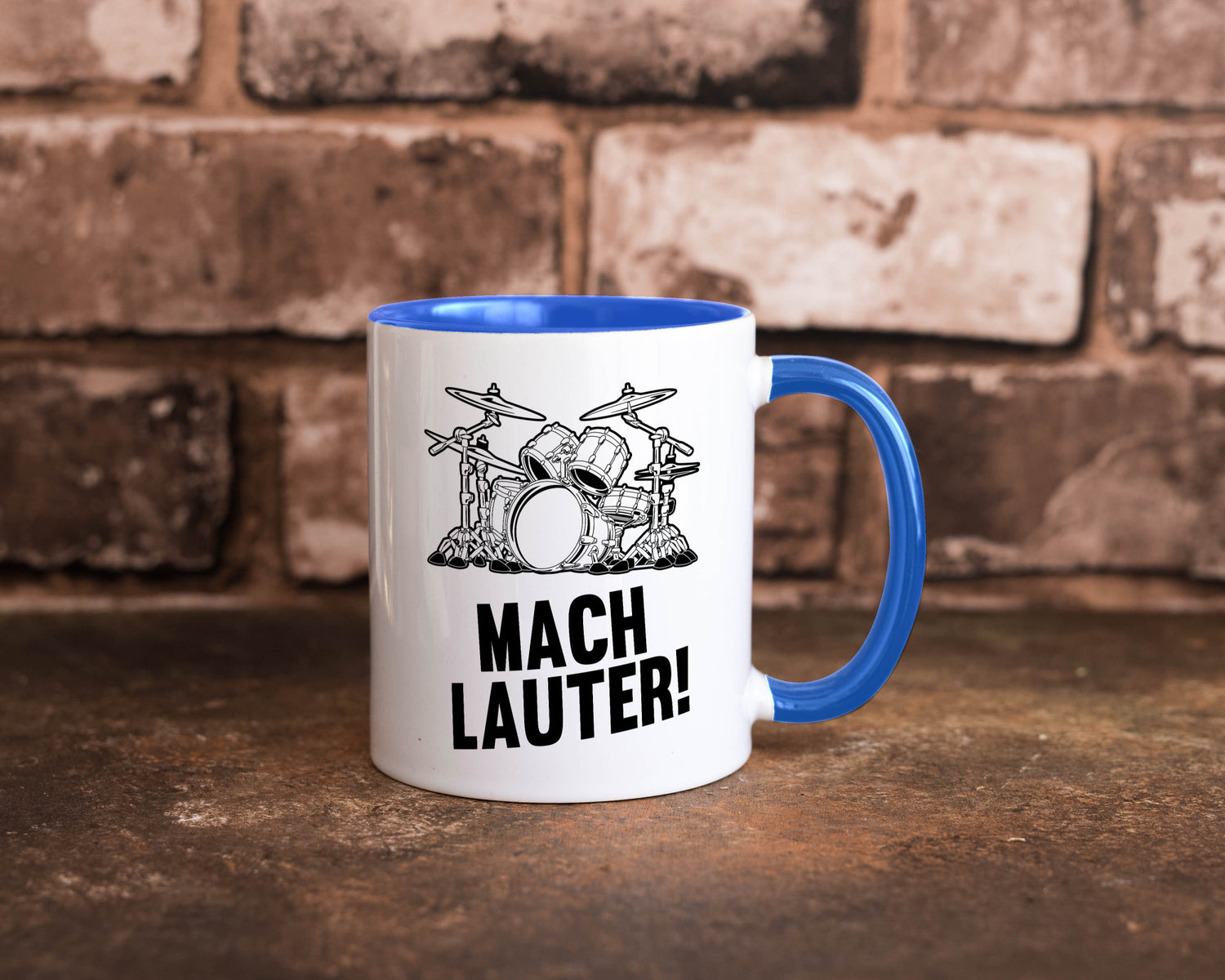Mach lauter | Schlagzeug Band Musiker Geschenkidee Humor Tasse