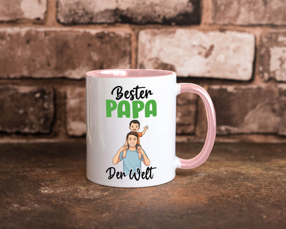 Bester Papa | Vatertag Daddy Familie lustiger Spruch Geschenk Geschenkidee Tasse