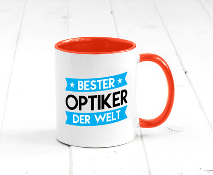 Bester Optiker | Augenoptiker Geschenkidee Humor Tasse