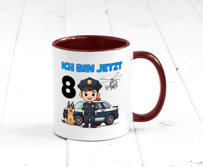8. Geburtstag | 8 Jahre Polizei Kind Polizeiauto lustig Geschenkidee Geschenk