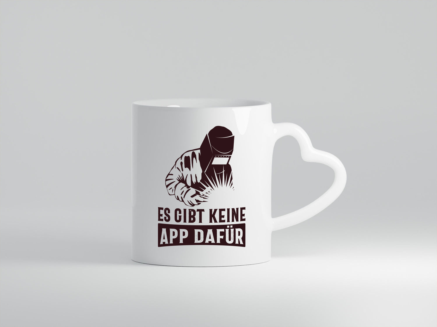 Keine App dafür | Schweisser lustig Humor Geschenkidee Geschenk Tasse