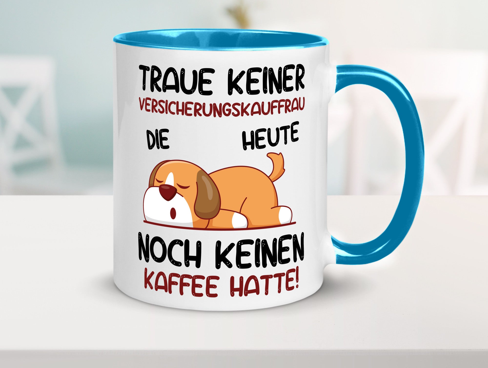 Traue keiner Versicherungskauffrau | Kauffrau Geschenk Humor Geschenkidee
