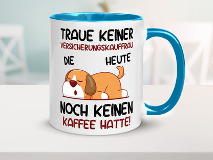 Traue keiner Versicherungskauffrau | Kauffrau Geschenk Humor Geschenkidee