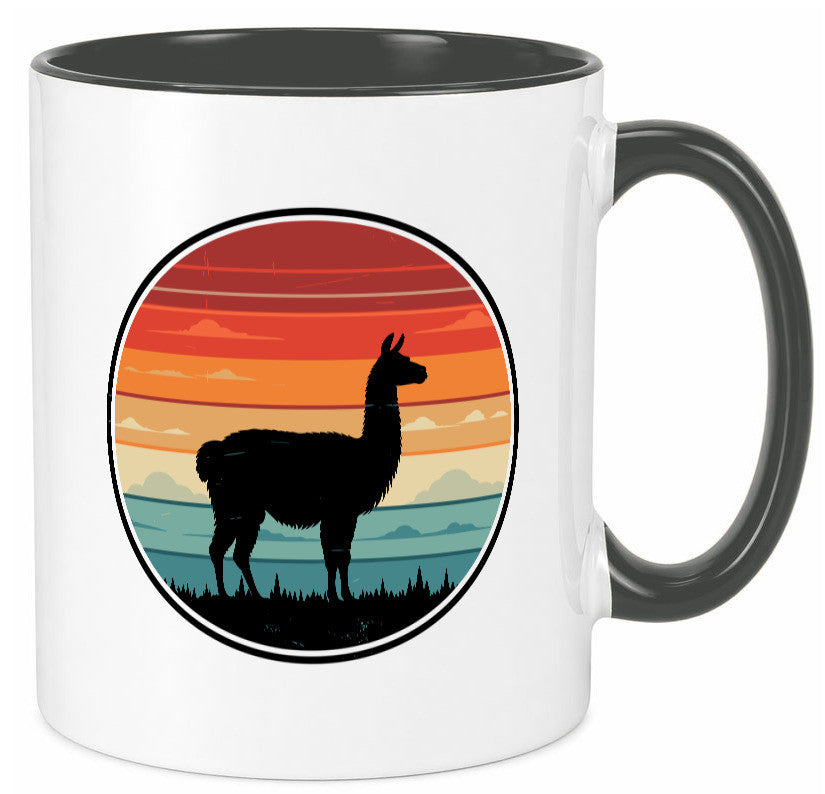 Lama | Alpaka Vintage Humor Geschenkidee Tasse
