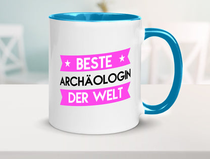Beste Archäologin| Archäologie | Forscherin Humor Geschenkidee Tasse