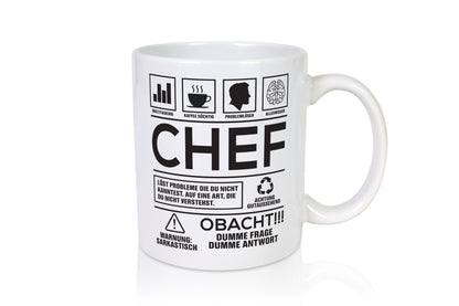 Achtung Probleme Chef | Führungskraft Vorgesetzter Geschenk Arbeit Kollegen