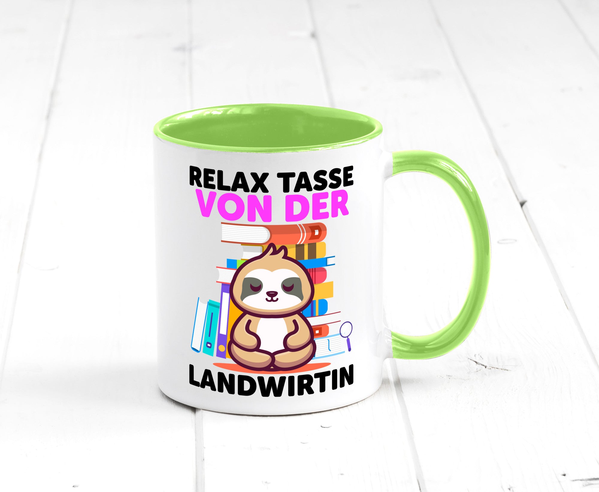 Relax Tasse: Landwirtin| Bäuerin | Landwirtschaft Geschenk Humor Geschenkidee
