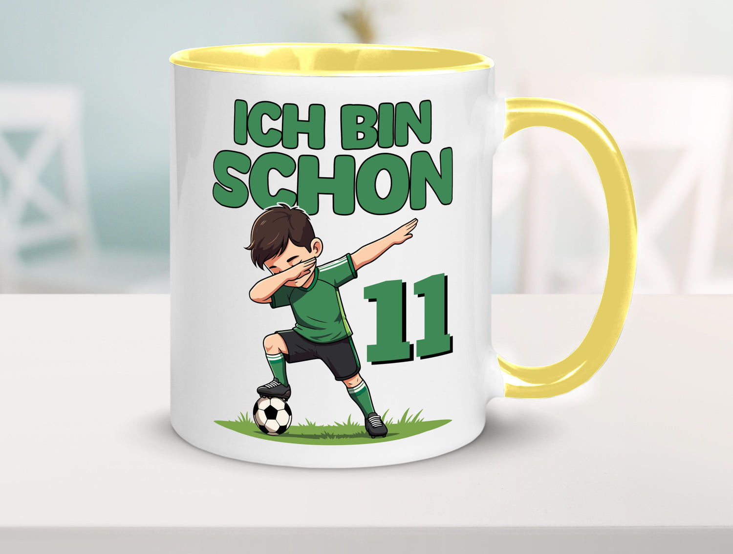 11. Geburtstag | 11 Jahre Fußballer Geschenkidee Humor Tasse