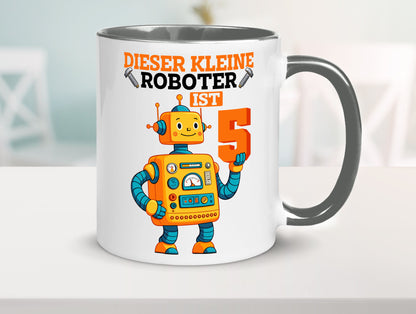 5. Geburtstag | 5 Jahre Roboter Junge lustiger Spruch Geschenk Geschenkidee