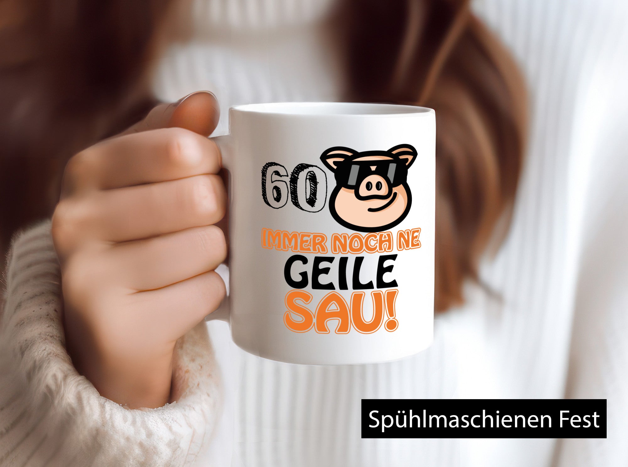 60 und immer noch ne geile Sau wunschalter lustiger Spruch Geschenk Humor
