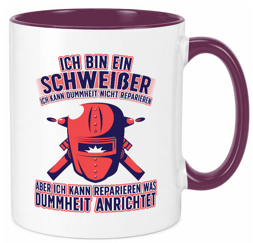 Ich bin ein Schweißer | Reparieren was dummheit anrichtet Geschenkidee Humor