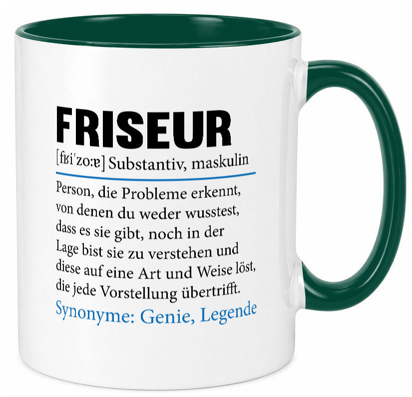 Friseur | Spruch Frisör Beruf lustig Humor Arbeit Kollegen Büro Geschenkidee