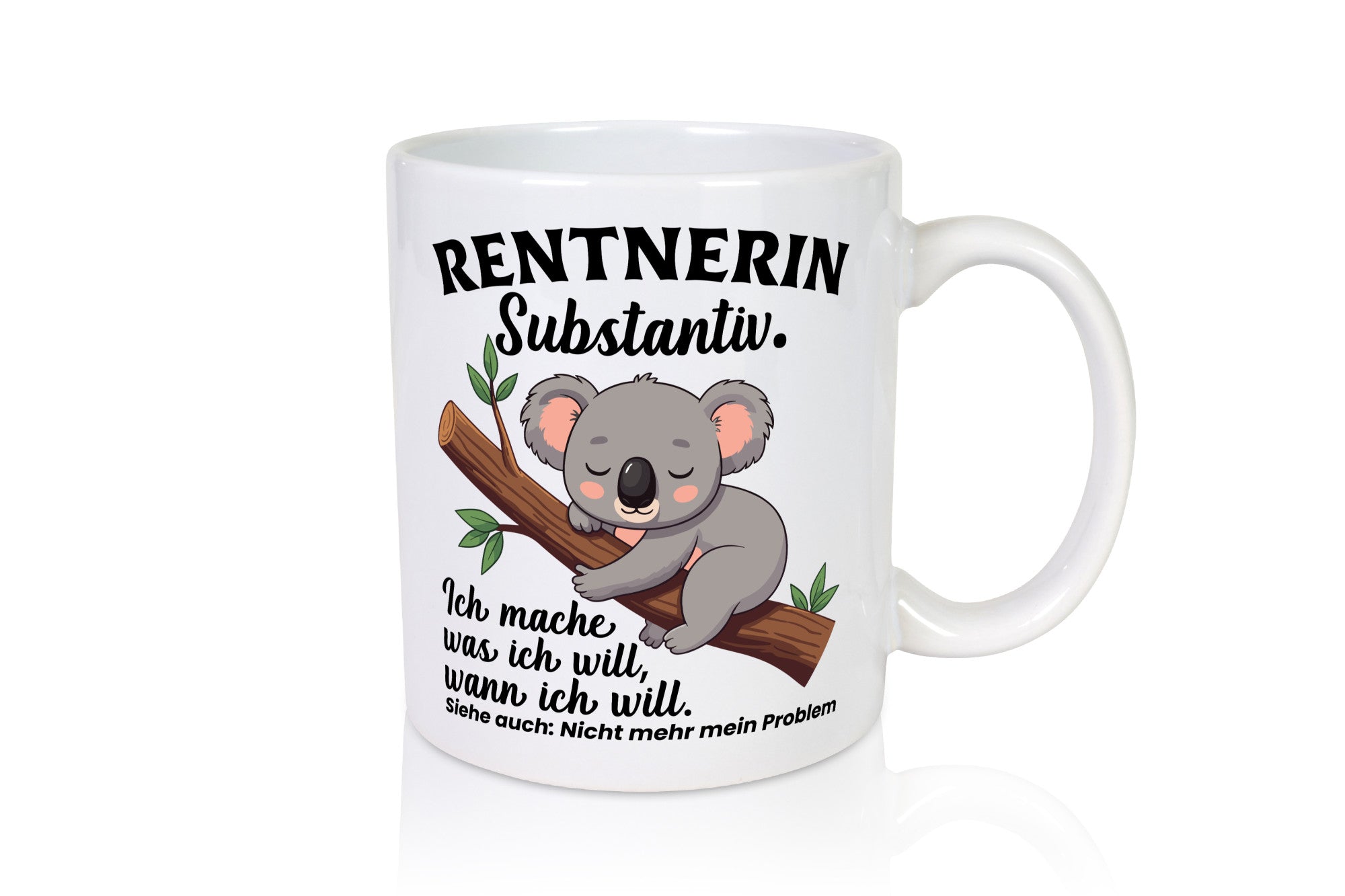 Rentnerin | Ich mach was will Faultier Ruhestand Humor Jubiläum Geschenkidee