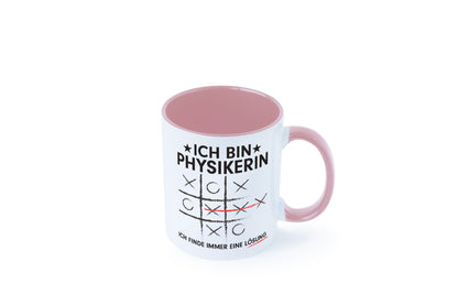 Löse Probleme: Physikerin | Physik Humor Geschenkidee Tasse