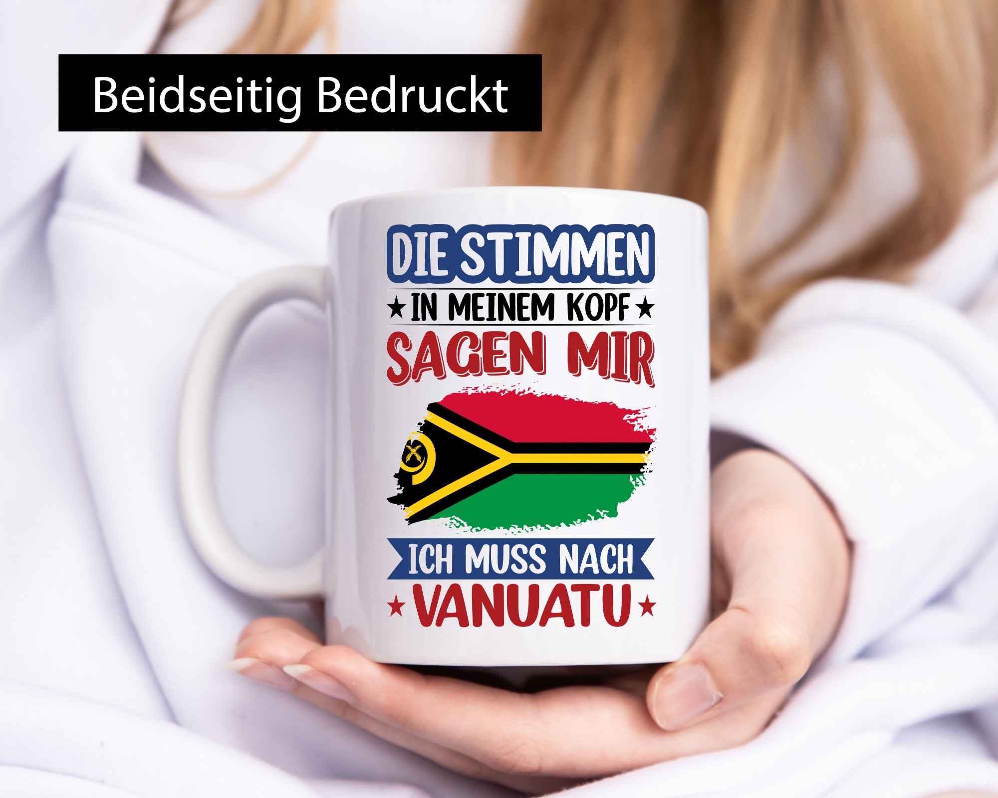 Vanuatu | Urlaub Stimmen in meinem Kopf Traumland lustiger Spruch Geschenk